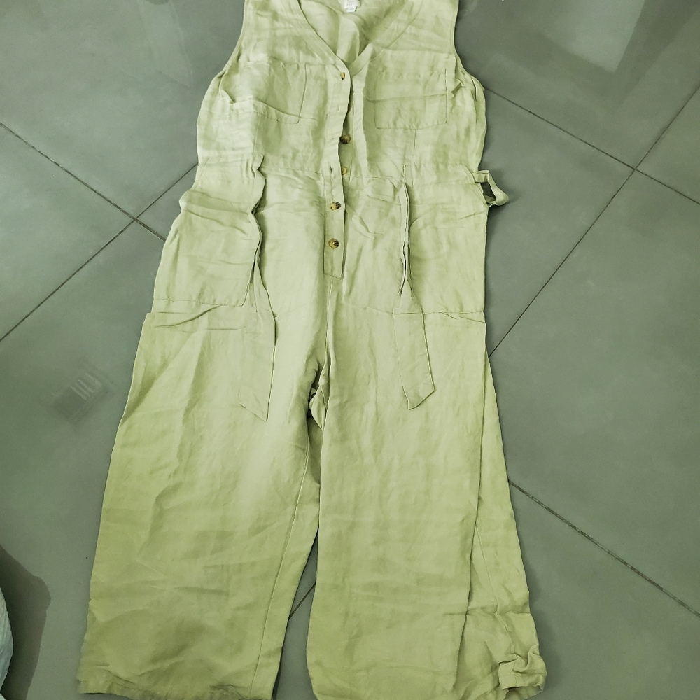 A.new day, green olive women's jumpsuit  size xxl